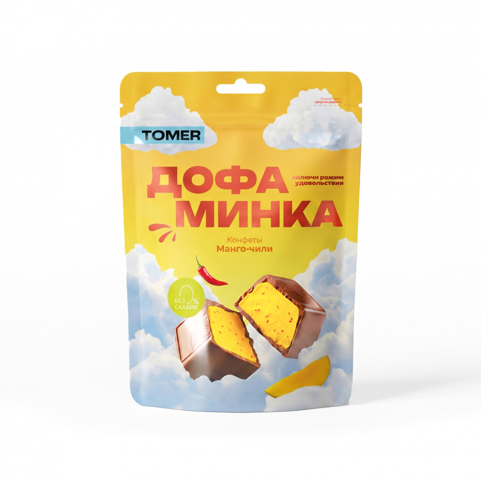  Фабрика Томер   Дофаминка Конфеты Манго-Чили, 125г  в Уфе