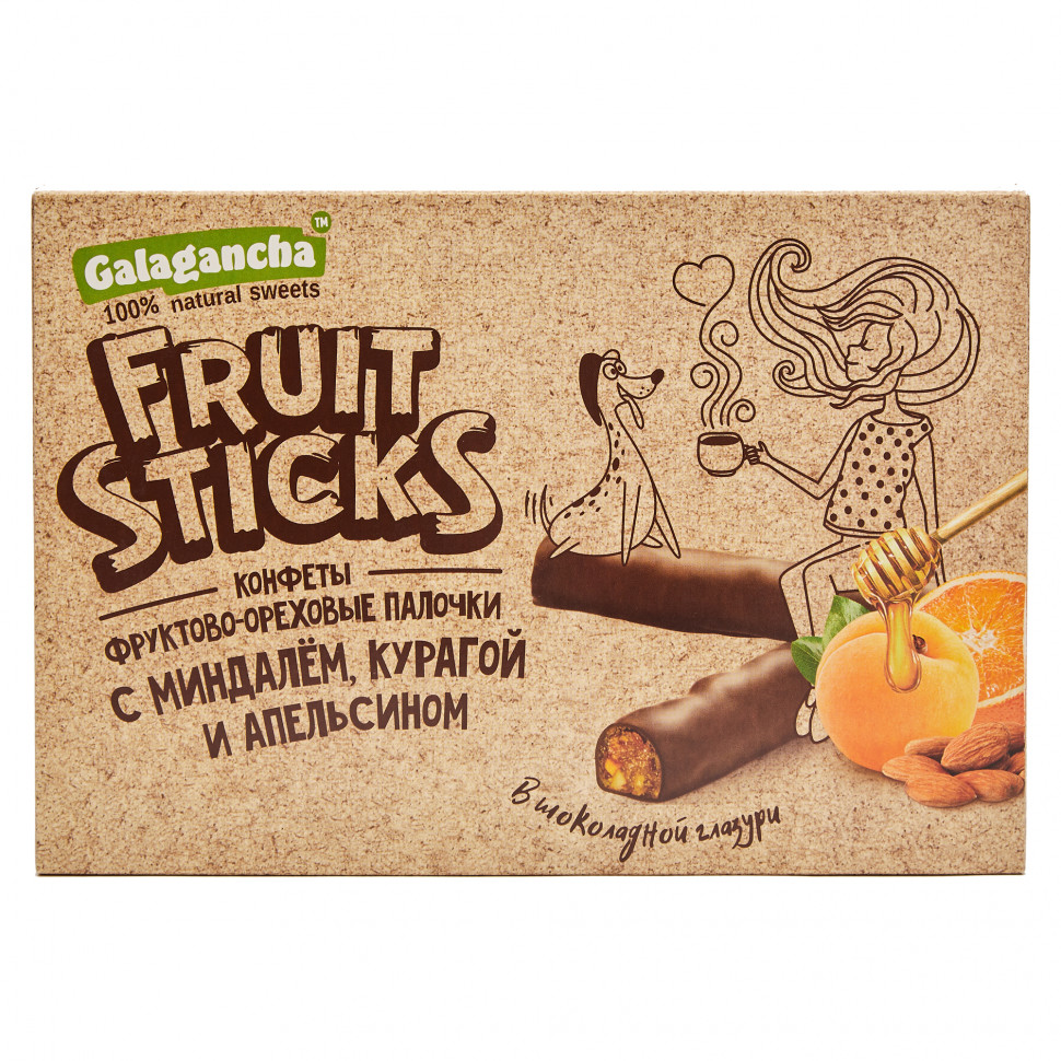  Берестов КРАФТ Fruit Stiсks с курагой и миндалем, 175г   в Уфе