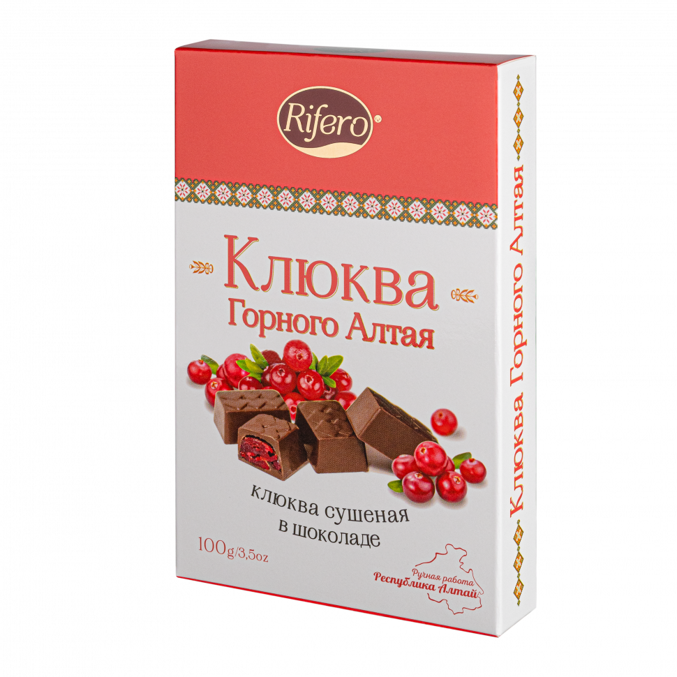  Риф и ко Конфеты "КЛЮКВА Горного Алтая" 100г         в Уфе